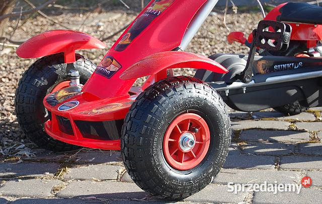 pojazd GOKART NA PEDAŁY pompowane koła auto Myszków sprzedam