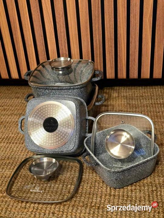 Garnki brytfanki marmurowe Łódź