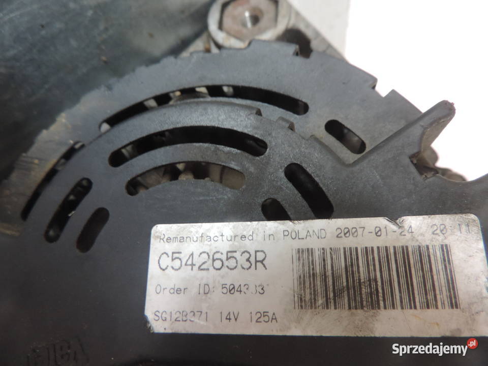 ALTERNATOR RENAULT KANGOO 1 15 DCI C542653R Nowy Sącz