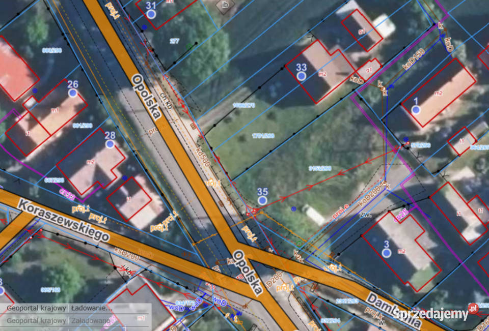 Działka budowlana 700 m2 Dobrzeń Wielki Opolska Sprzedaż sprzedam