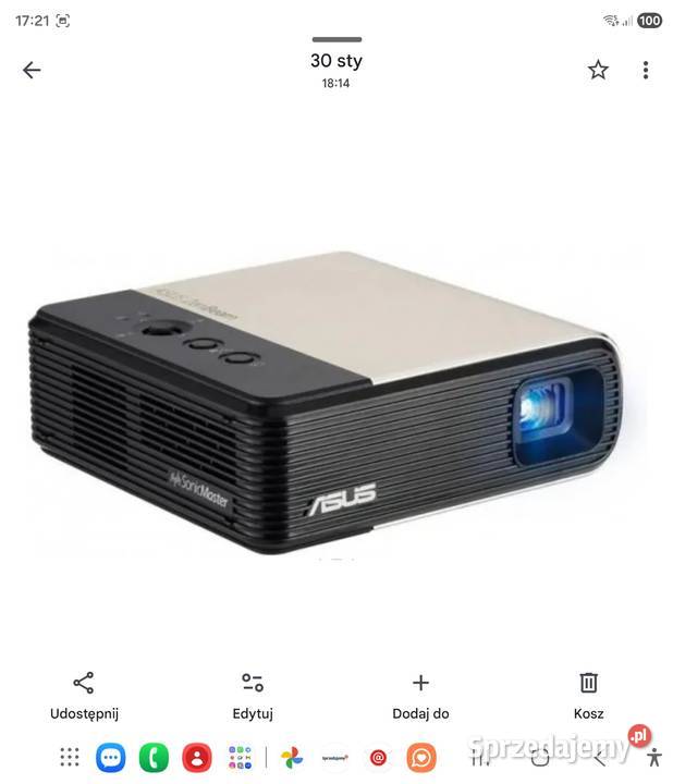 Projektor ASUS ZenBeam E2 mini projektor LED Poznań sprzedam