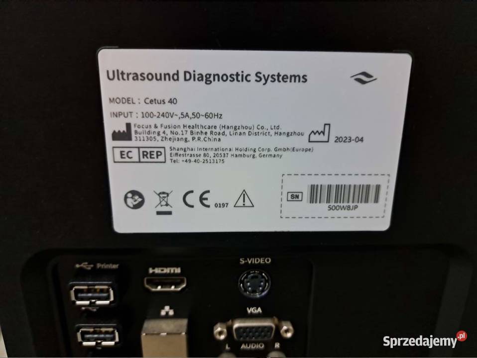 Aparat ultrasonograficzny FocusFusion Healthcare Słomczyn sprzedam