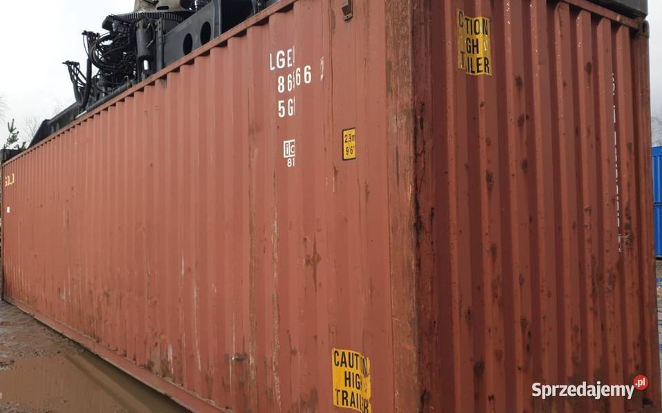 Kontenery morskie magazynowe 40 HC Używane Banino