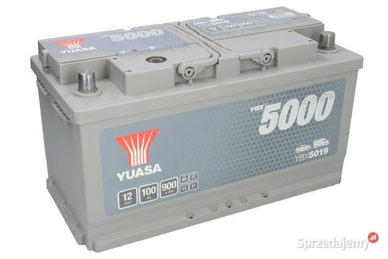 Akumulator YUASA 12V 100Ah900A YBX5000 Silver Akumulatory Wrocław sprzedam