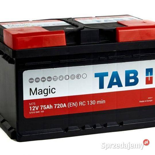 Akumulator TAB MAGIC 75Ah 720A niski Gdańsk pomorskie