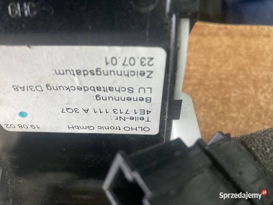 NAKŁADKA ZMIANY BIEGÓW AUDI A8 4E1713111b Rakoniewice sprzedam