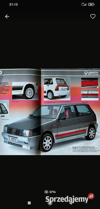 Fiat uno mk1 zestaw nakładek abarth zderzaków Ryn