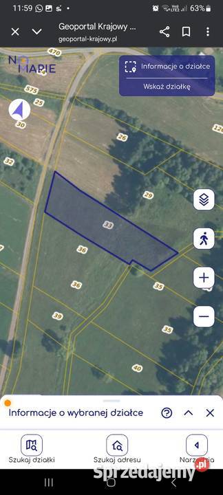 Sprzedam ziemie rolną 4zł/m2 dolnośląskie