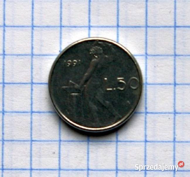 50 LIRÓW 1991 WŁOCHY Piszczac