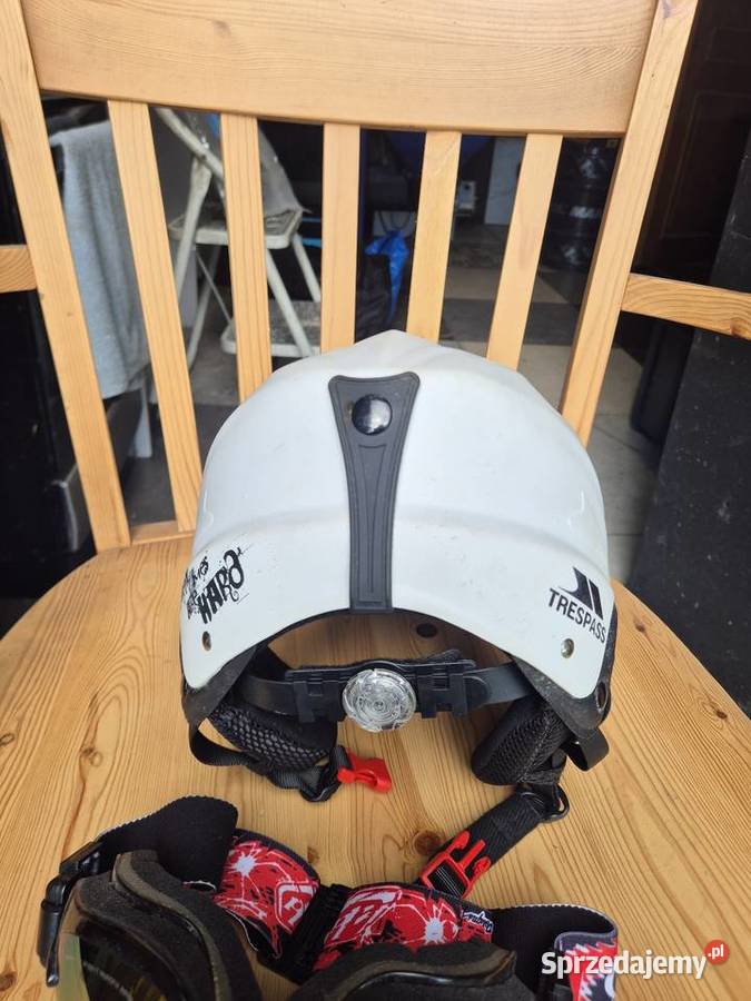 Kask narciarski i gogle śląskie Pszczyna