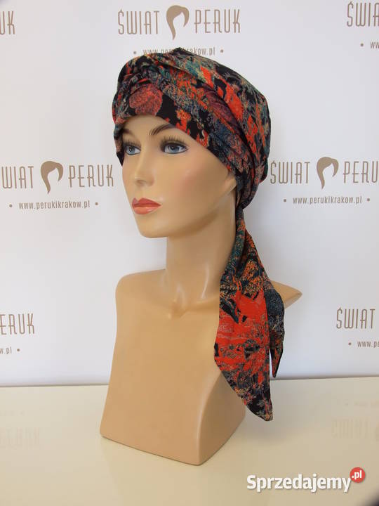 Turban z długim wiązaniem Końskie