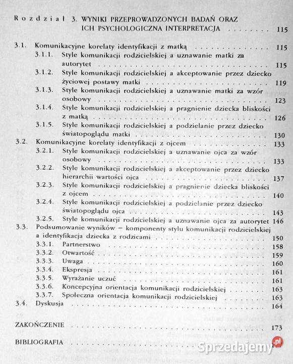 Style komunikacji rodzicielskiej a identyfikacja Chełm