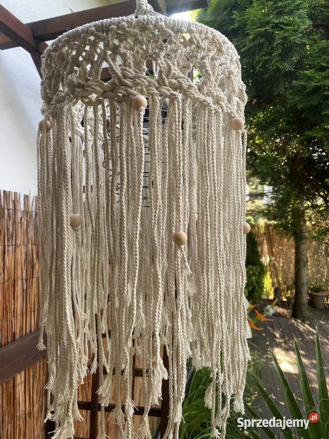 Lampion makramowy s stylu boho Tarnów