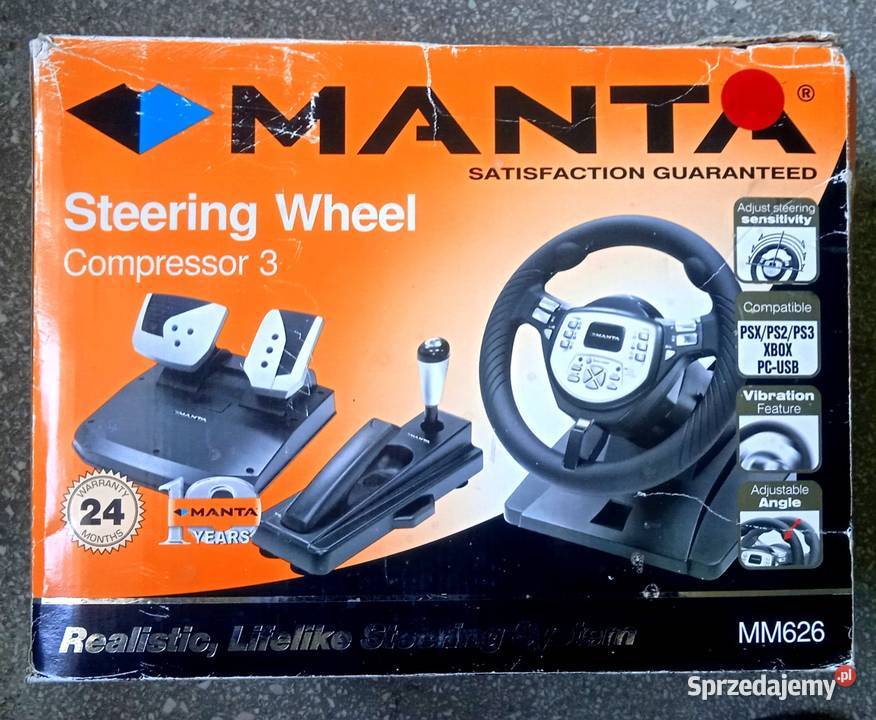 Zestaw gamingowy do gier samochodowych Wrocław sprzedam