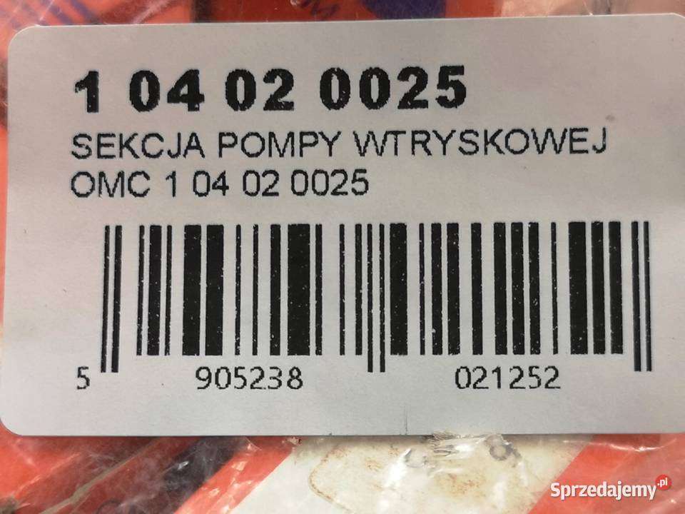 SEKCJA POMPY EBK 2206 104020025 NOWA OMC