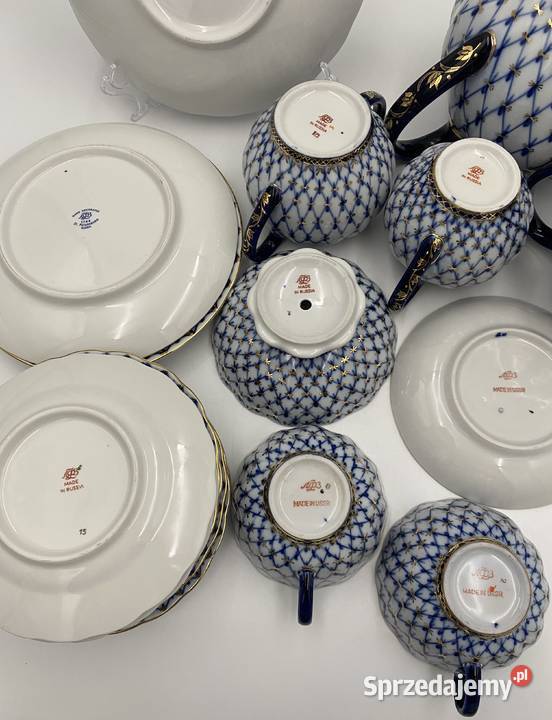 Porcelana Łomonosow serwis kawowoherbaciany Poznań
