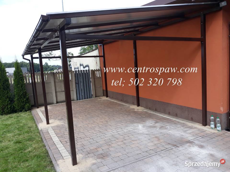 Wiata garażowa wiata śmietnikowa zadaszenie Częstochowa