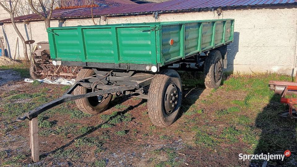 Przyczepa rolnicza sztywna zarejestrowana mazowieckie Sochaczew sprzedam