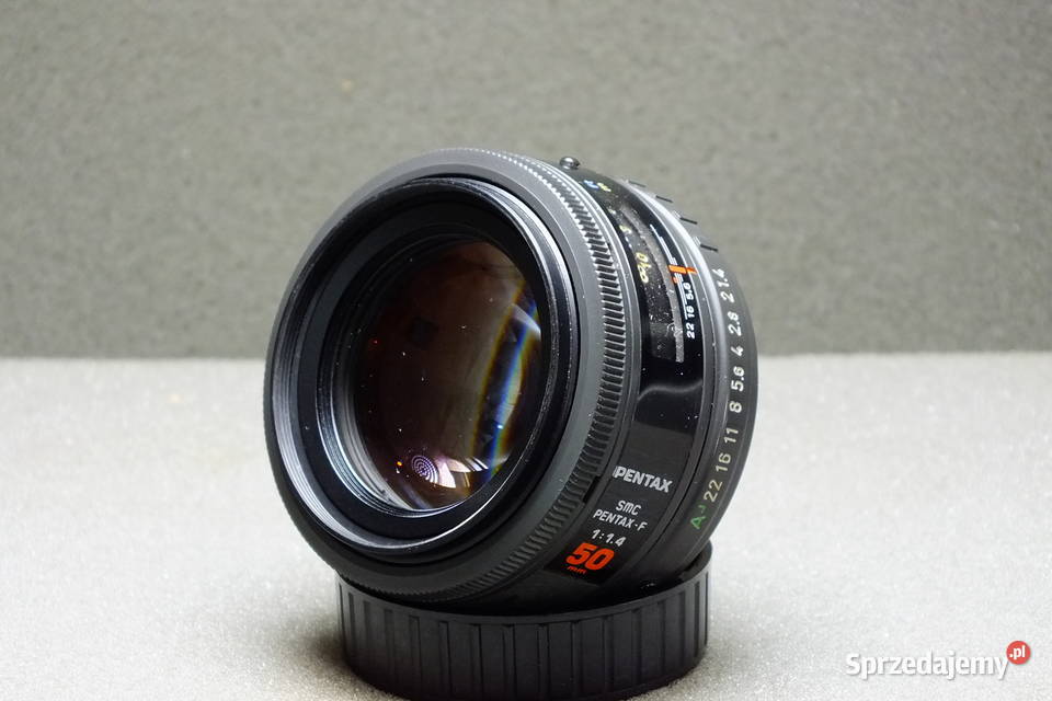 Obiektyw SMC PentaxF 50mm f14 stan optyczny Fotografia i Optyka Lubin