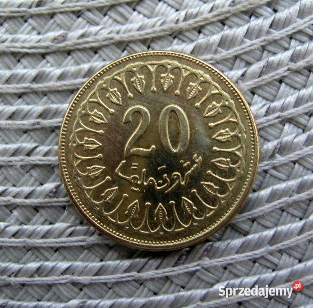 Tunezja 20 Milimów 2009r sprzedam