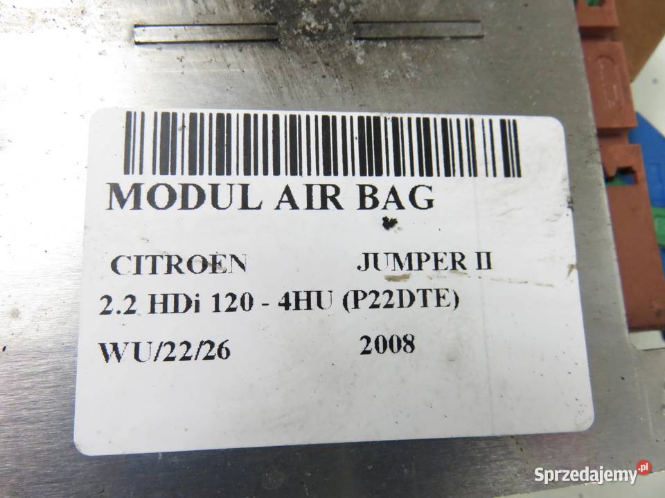 MODUŁ AIRBAG CITROEN JUMPER II 1357312080