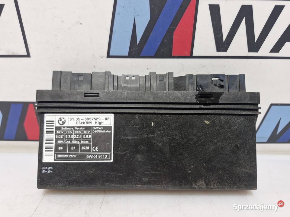 BMW E60 E61 MODUŁ STEROWNIK KOMFORTU 6957529 osobowe Komputery