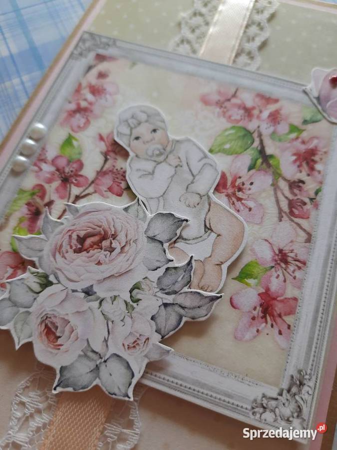 Kartka personalizowana handmade napis dowolny Ryki