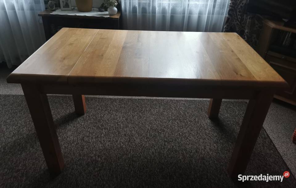 stól dębowy rozsuwany rozkładany Łódź