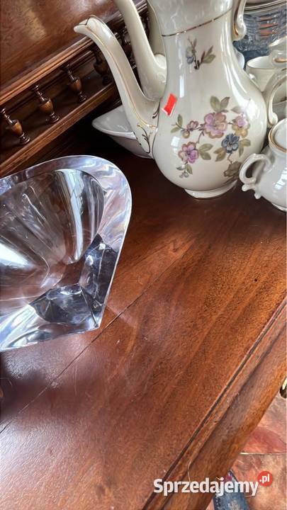 Patera misa Orrefors Marin Cut Art Glass pomorskie Gdańsk