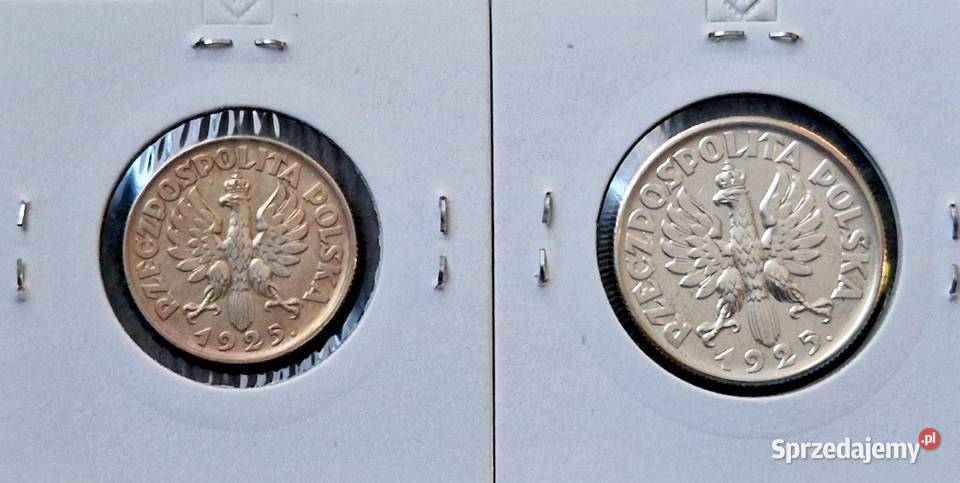 Monety II RP Żniwiarki komplet 1925 Sosnowiec