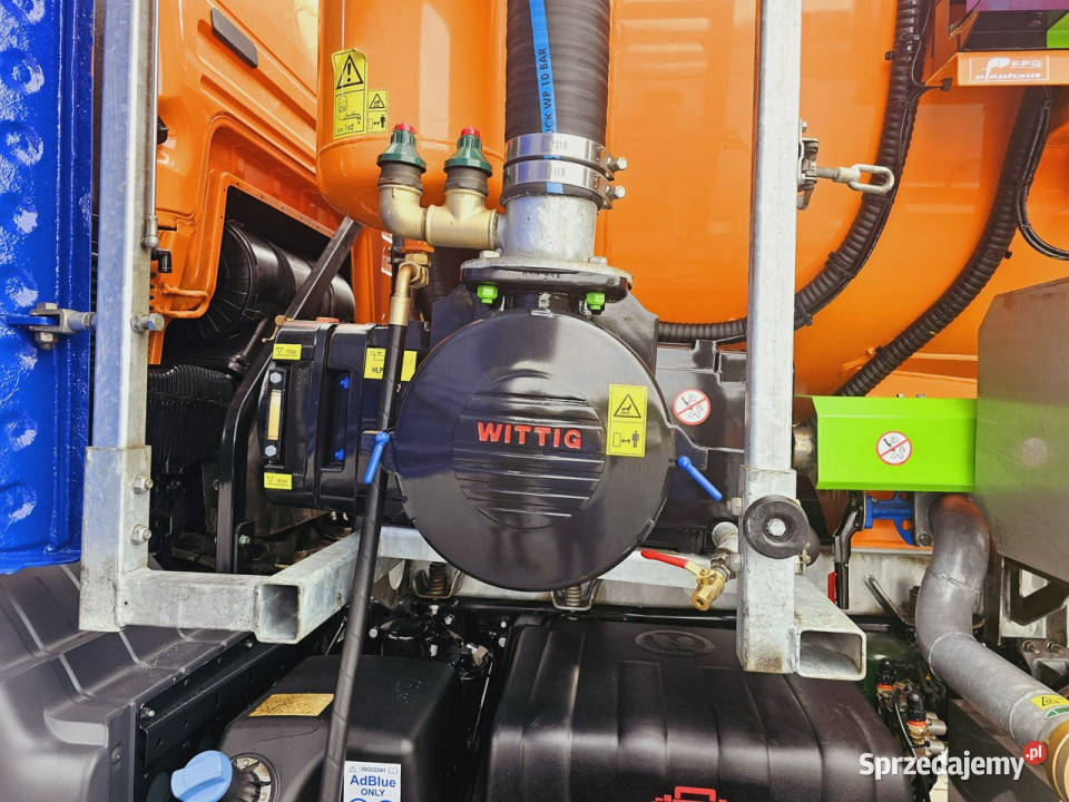 MAN FFG ELEPHANT WUKO KOMBI DO CZYSZCZENIA pełny VAT Samochody ciężarowe świętokrzyskie Daleszyce