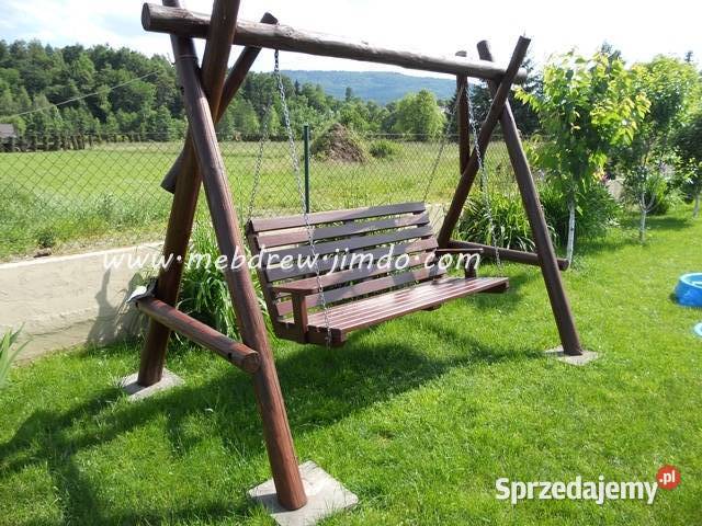 huśtawka ogrodowa meble ogrodowe drewniane Tokarnia sprzedam