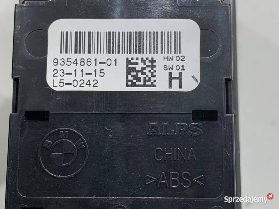 PRZEŁĄCZNIK SZYB MINI COUNTRYMAN R60 9354861