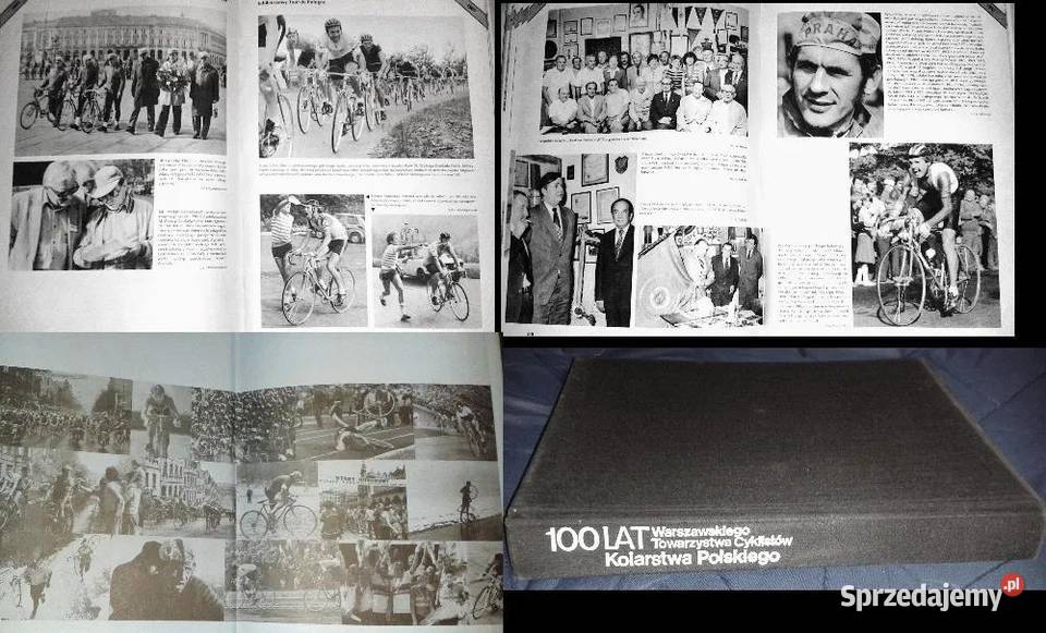 100 lat kolarstwa polskiego Warszawskiego twarda z obwolutą Chełm