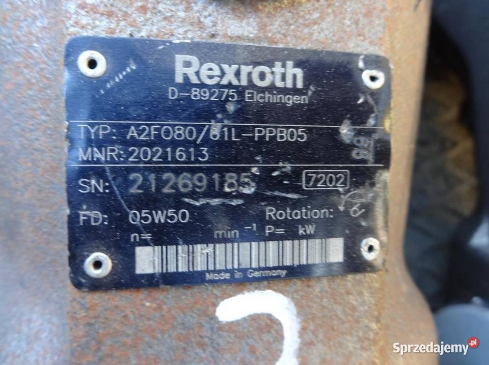 Pompa hydrauliczna tłoczkowa skośna Dąbrowa Górnicza sprzedam