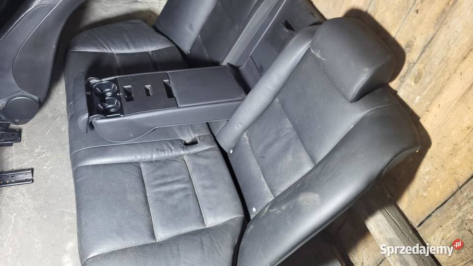 Sprzedam fotele bmw 520d 2009r czarna skóra nie Krzywdy