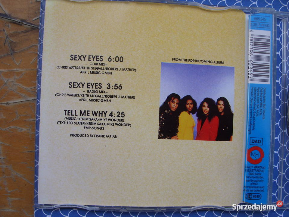 Singiel CD TRY NBSEXY EYES 1992 Wołów