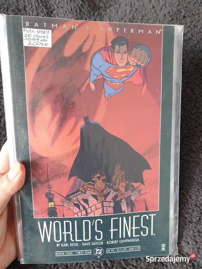 Batman Superman Worlds Finest miniseria 10 Komiksy Gdynia sprzedam