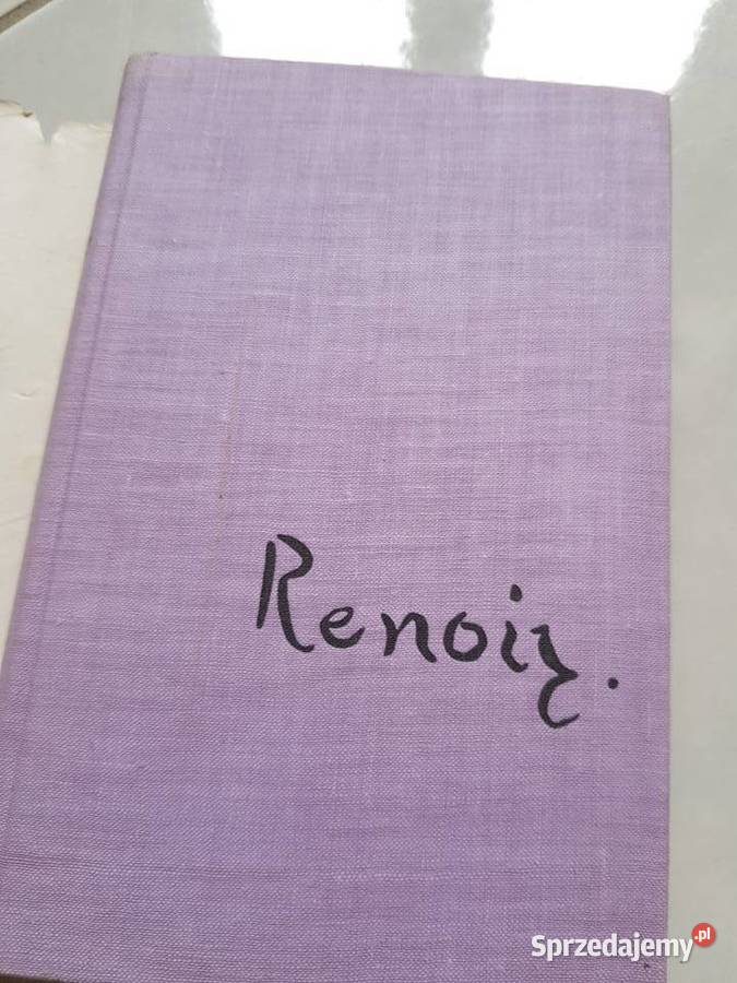 Renoir Jean Renoir unikat pierwsze wydanie 1962 twarda z obwolutą świętokrzyskie