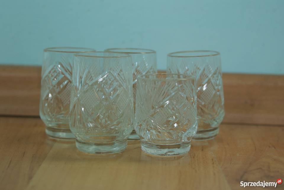 Stare zabytkowe kryształy ZESTAW Lubań