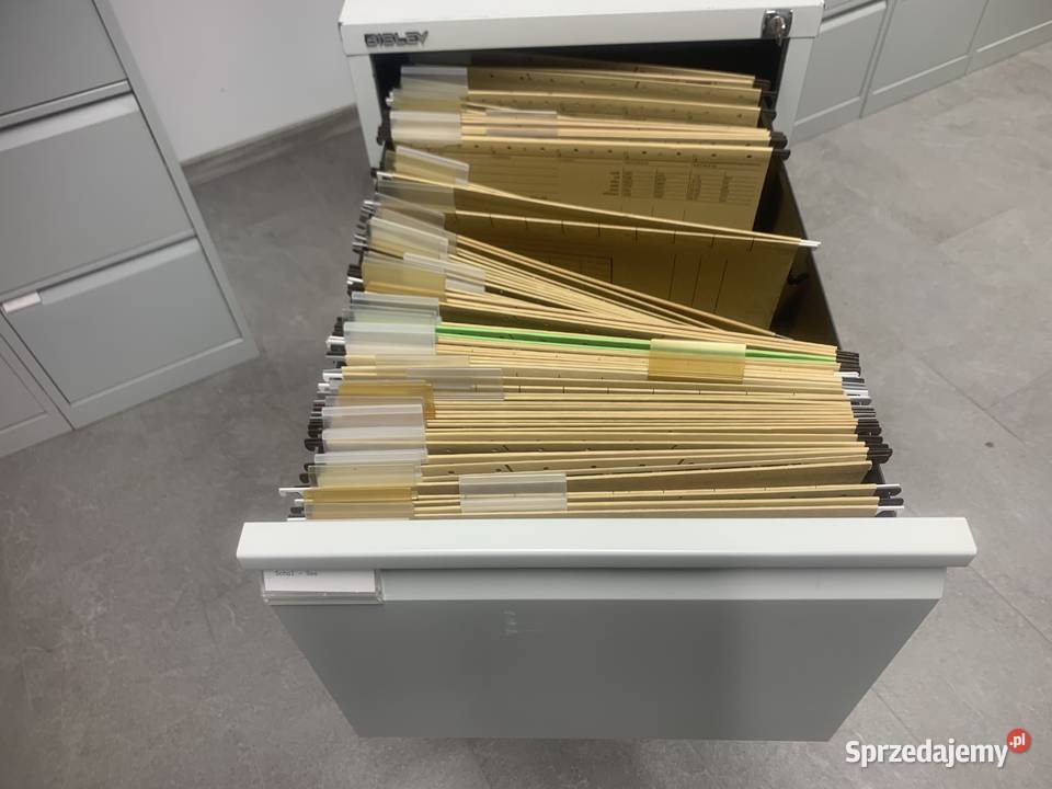 SZAFKA KARTOTEKOWA NA DKUMENTY METALOWA 3 Szafki śląskie Kalety
