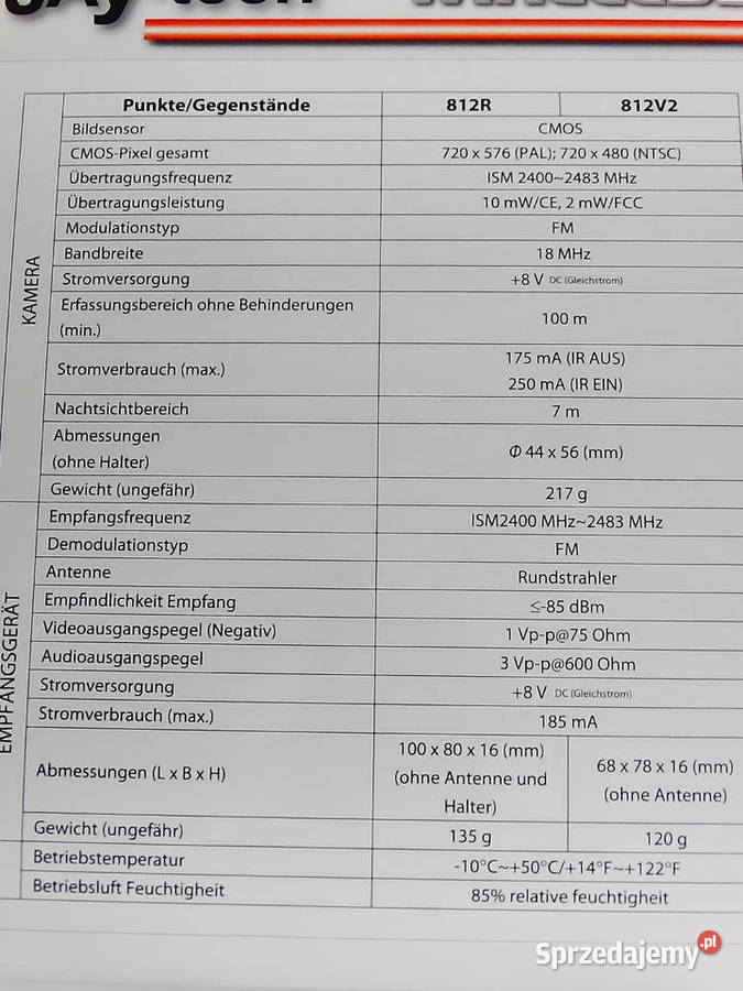 Bezprzewodowy zestaw kamer JAYtech Wireless Kit Biłgoraj