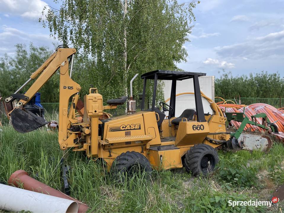 CASE 660 koparka łańcuchowa lemiesz 180 4x4 Lublin sprzedam