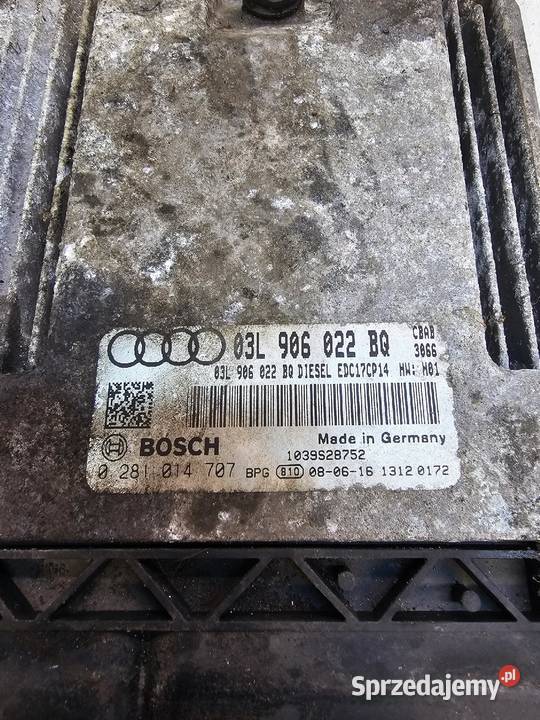 KOMPUTER STEROWNIK SILNIKA AUDI A3 8P osobowe śląskie Przystajń