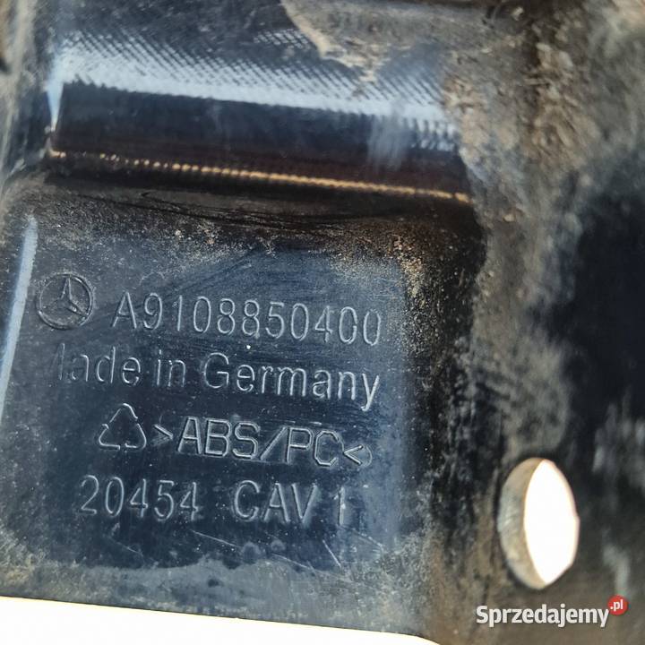MERCEDES SPRINTER W910 W907 ŚLIZG ZDERZAKA LEWY dostawcze