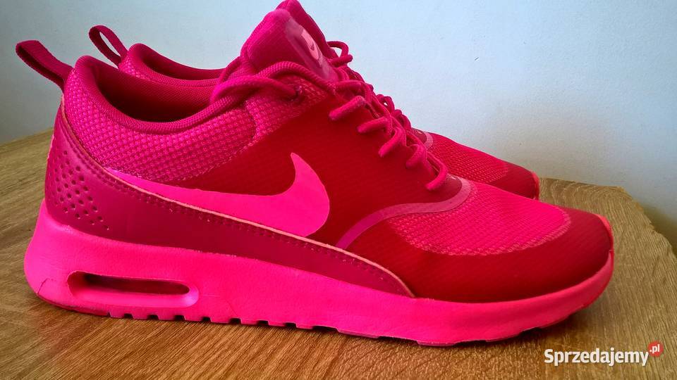 NIKE AIR THEA rożowy neon piękne nowe okazja Nike Rzeszów sprzedam