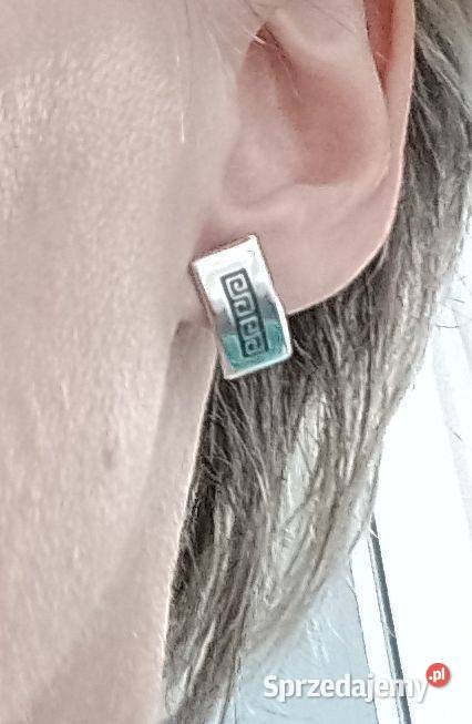 Kolczyki srebrne wkręty Chrzanów