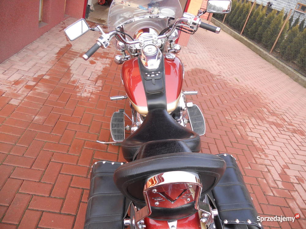 Yamaha Drag Star motocyklisty kufry Słomniki