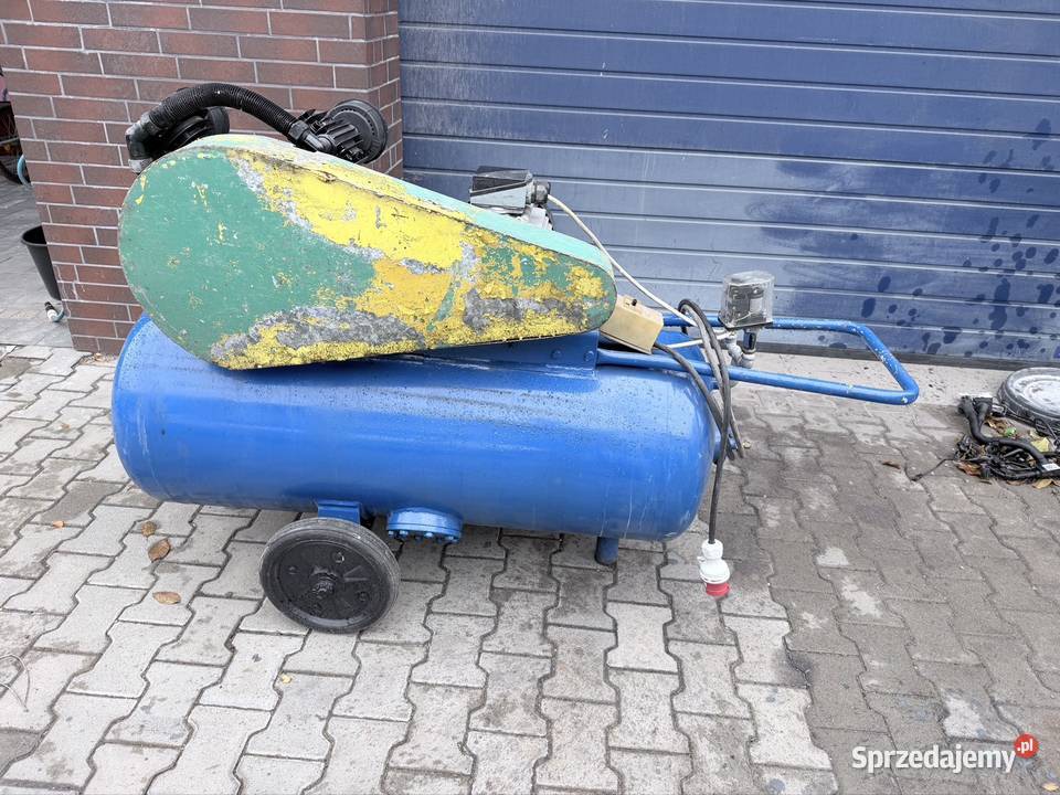 Kompresor sprężarka dwutłokowa V 10bar Zbiornik Chrzanowice