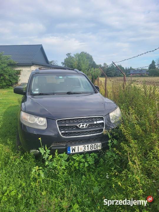 Hyundai Santa Fe 22 CRDi 4WD 2007 uszkodzony Secymin Polski